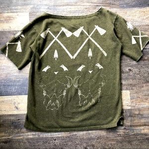 RL Denim & Supply oversize graphic sweatshirt